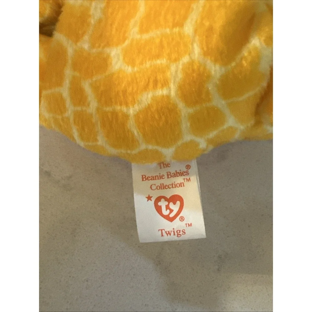 TY Original Beanie Baby ~TWIGS‎ The Giraffe 1995